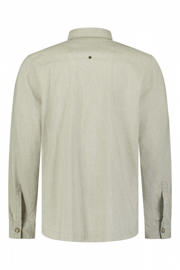 thumbnail: No Excess overshirt met linnen lichtkaki