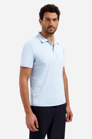 travelstof regular polo lichtblauw