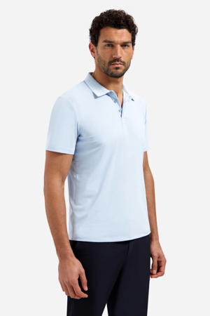 travelstof regular polo lichtblauw