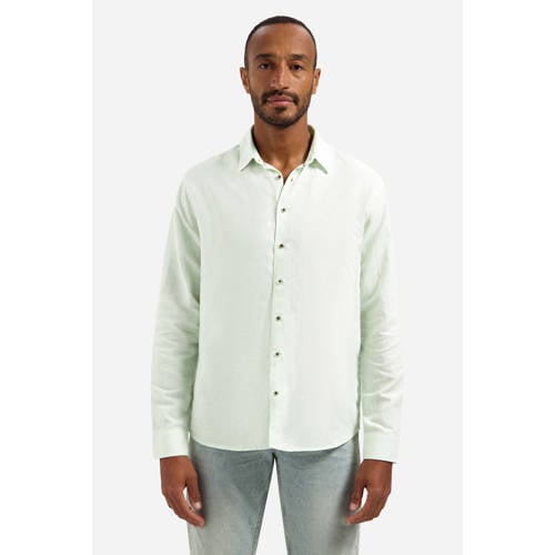 No Excess regular casual overhemd lichtgroen afbeelding