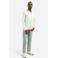 No Excess regular casual overhemd met linnen lichtgroen