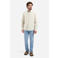 No Excess regular casual overhemd met linnen beige
