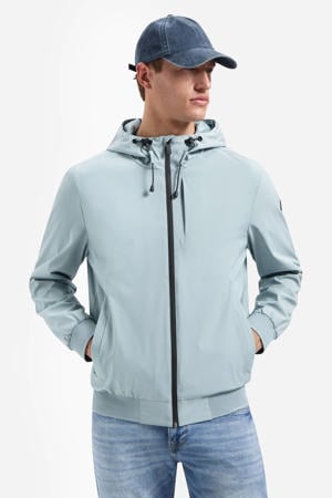 softshell jas lichtblauw