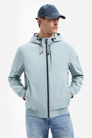 softshell jas lichtblauw