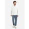 No Excess regular casual overhemd met linnen wit
