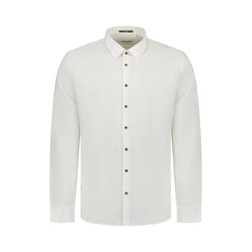 No Excess regular casual overhemd lichtgrijs afbeelding
