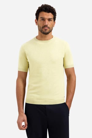regular T-shirt geel