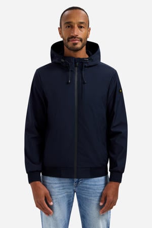 softshell jas donkerblauw