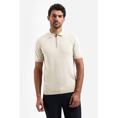 No Excess regular polo beige afbeelding