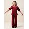 Sissy-Boy fluwelen blousetop rood