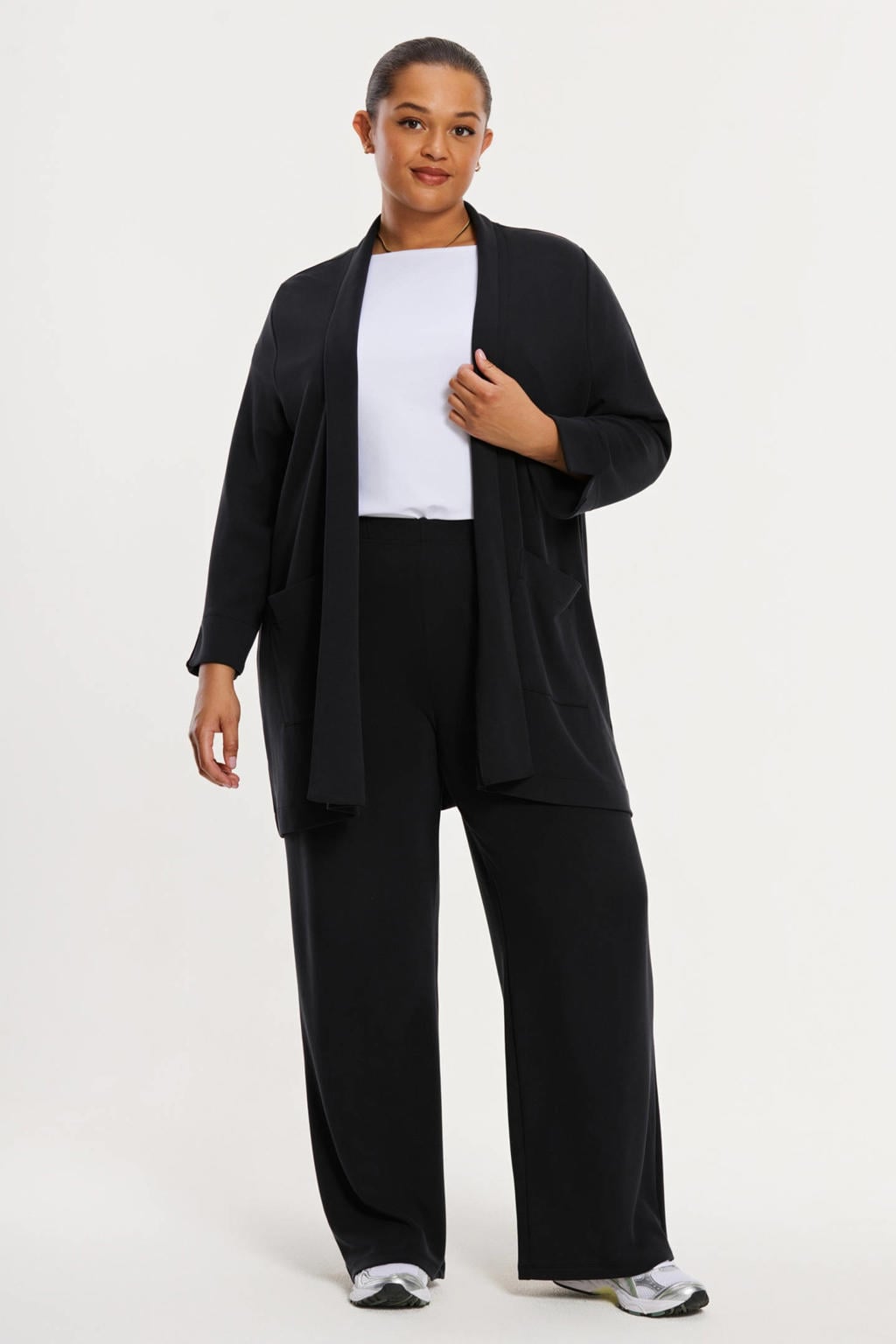 YOEK sweatvest zwart