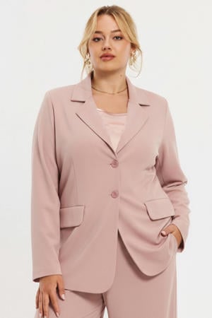regular blazer lichtbruin