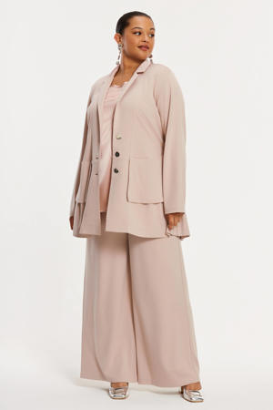 regular blazer lichtbruin