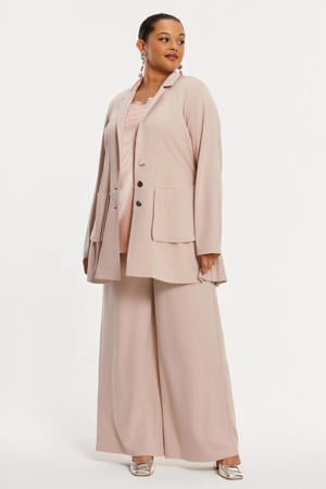 regular blazer lichtbruin