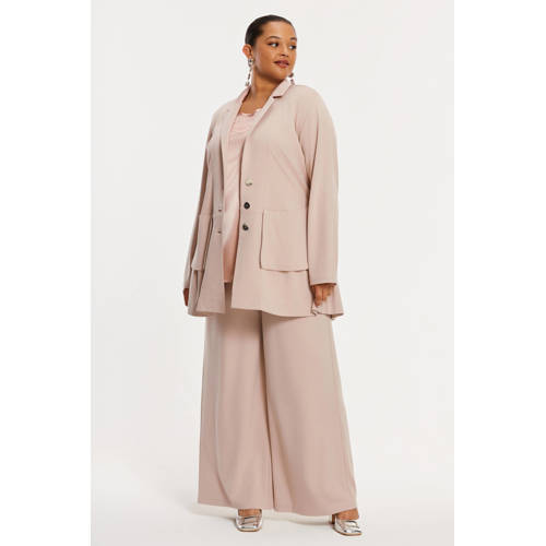 YOEK regular blazer lichtbruin afbeelding