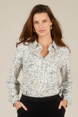 blouse met dierenprint