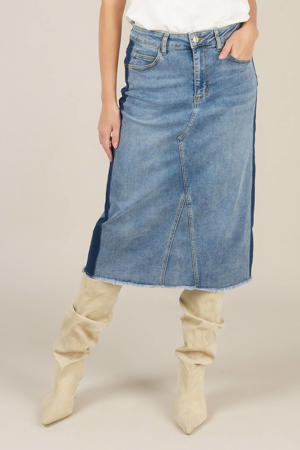 denim spijkerrok medium blue denim