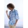 Yest gebloemde blouse blauw