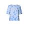 Yest gebloemde blousetop blauw