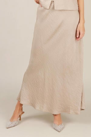 midi rok taupe