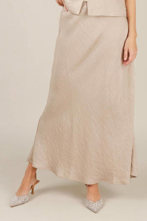 midi rok taupe
