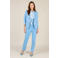 Yest travelstof blazer blauw