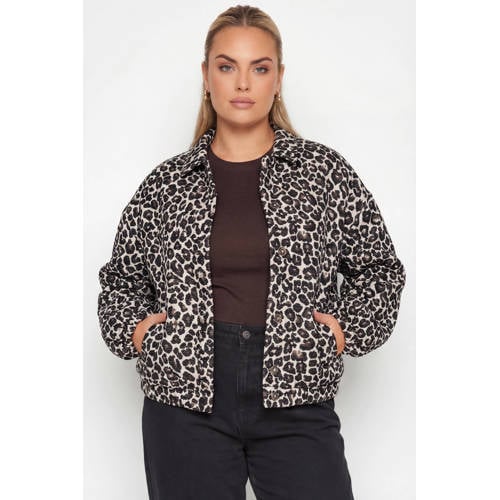 Colourful Rebel Curve bomberjack bruin afbeelding