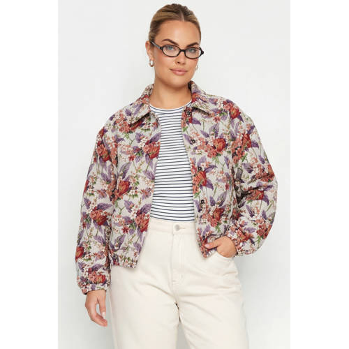 Colourful Rebel Curve bomberjack wit afbeelding