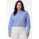 Colourful Rebel Curve gestreepte blouse blauw