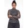 Colourful Rebel Curve top met col met dierenprint bruin