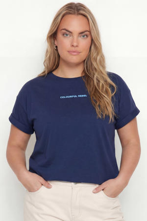 T-shirt donkerblauw