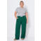 Colourful Rebel Curve regular high waist pantalon donkergroen