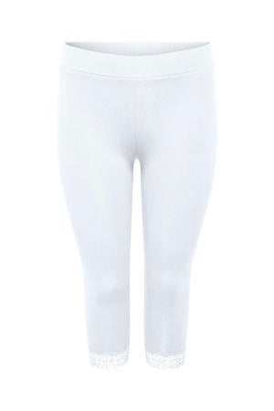 3/4 legging CARTIME met kant wit