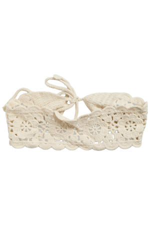 crochet haarband PCKOLETTA ecru