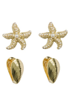 oorbellen PCKIA - goudkleurig (set van 2)