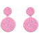 PIECES oorbellen PCKIANI roze