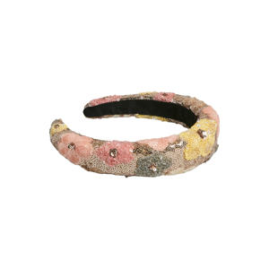 haarband met pailletten multi