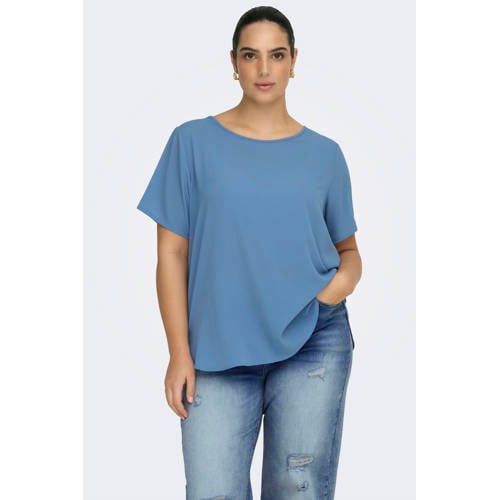 ONLY CARMAKOMA top blauw afbeelding