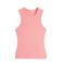 Tommy Jeans mouwloze top zalm rib gebreid