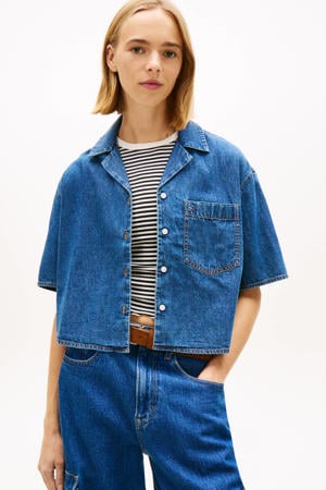 blouse medium blue denim