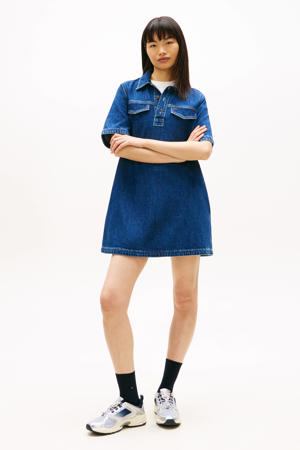 denim spijkerjurk medium blue denim