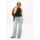 Tommy Jeans mouwloze top zwart rib gebreid