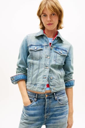 spijkerjas light blue denim