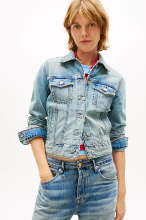 spijkerjas light blue denim