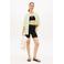 Tommy Jeans gestreepte blouse met linnen limegroen