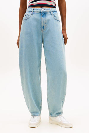 barrel jeans light blue denim