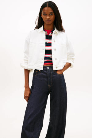 denim spijkerjas wit