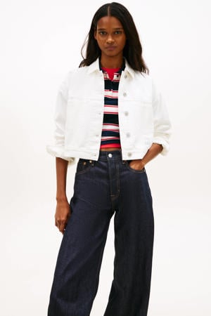 denim spijkerjas wit