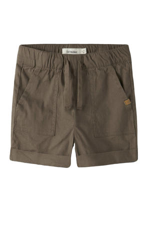 regular waist casual short bruin