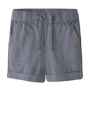 regular waist casual short grijs